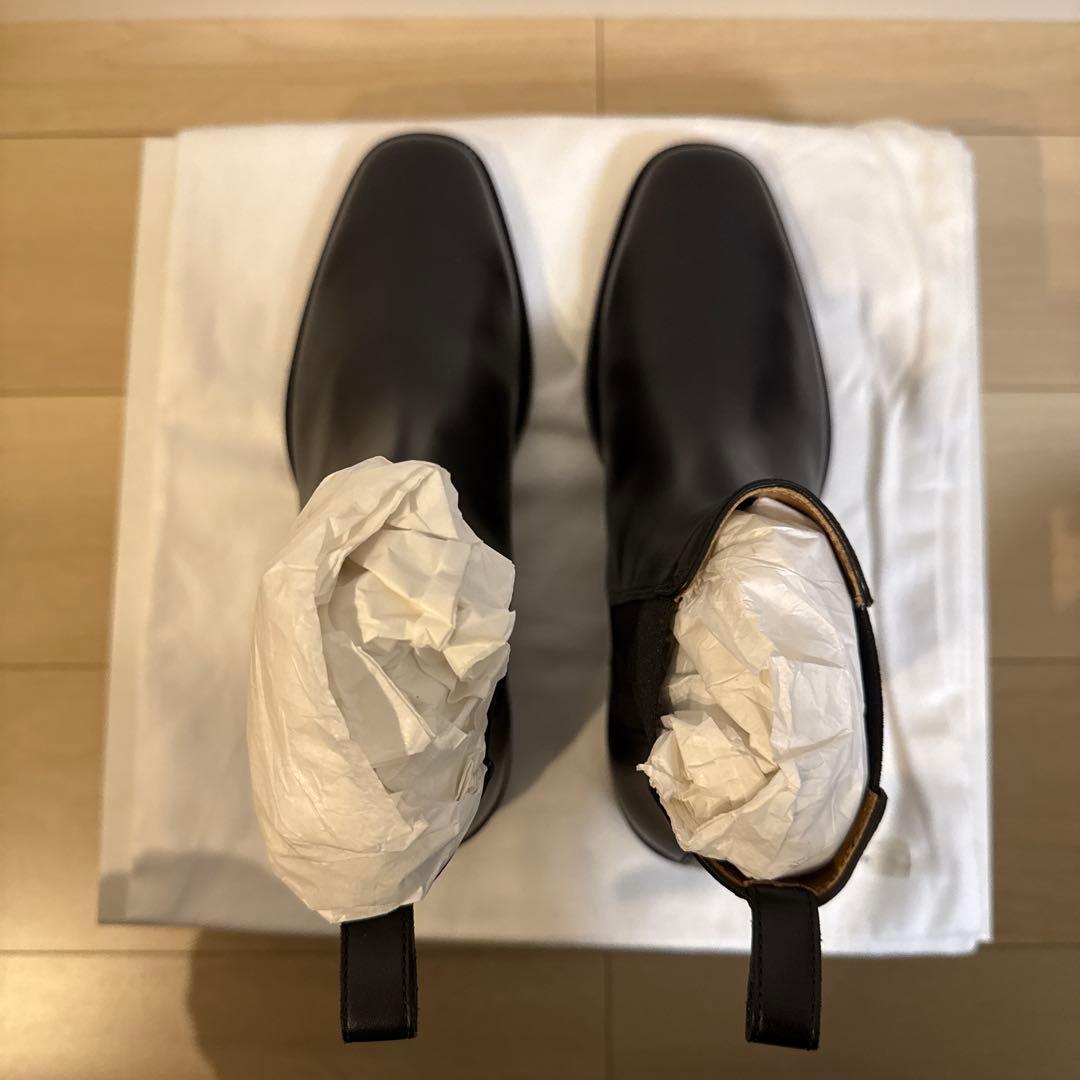 【コグマ】ブラック サイドゴアブーツ レザー