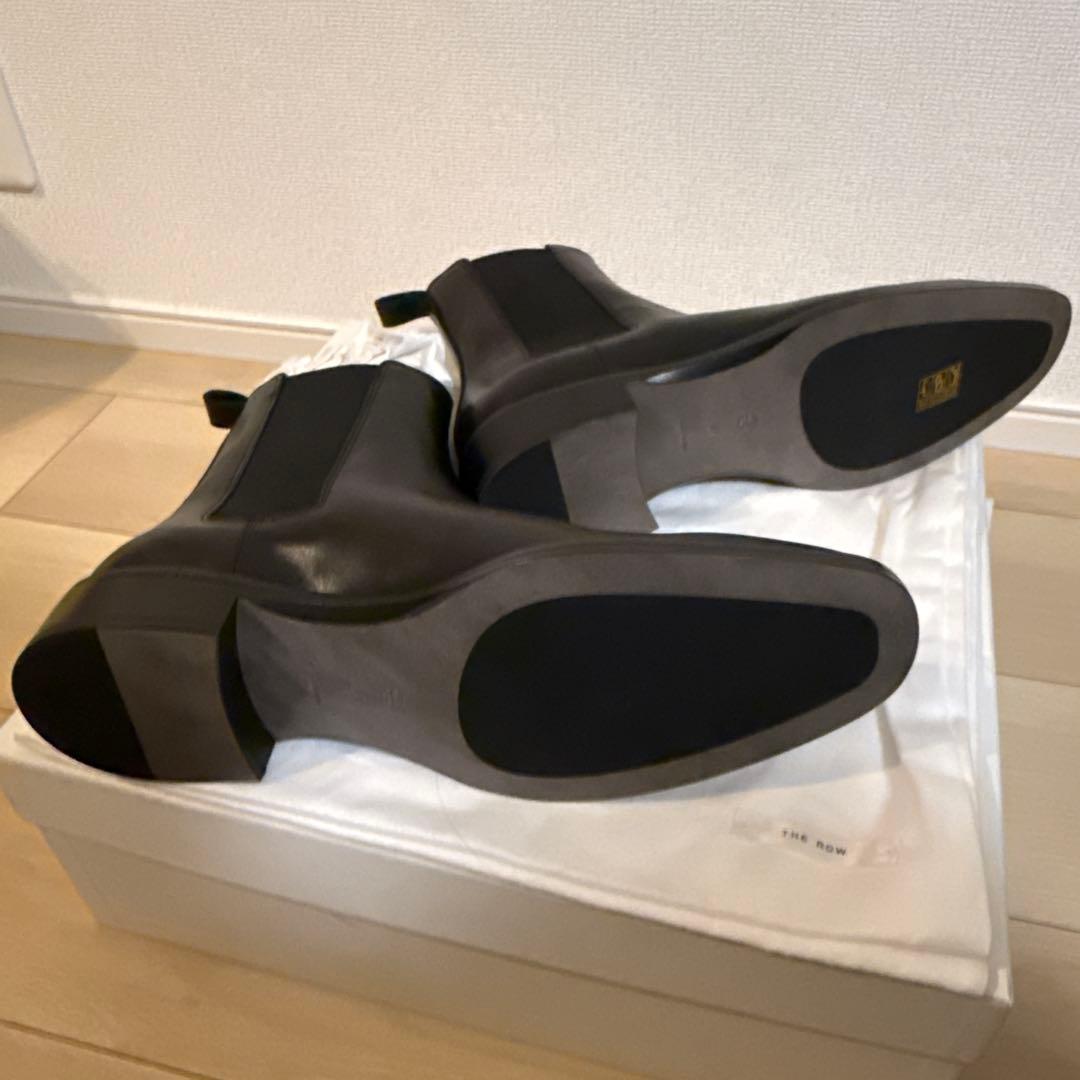 【コグマ】ブラック サイドゴアブーツ レザー