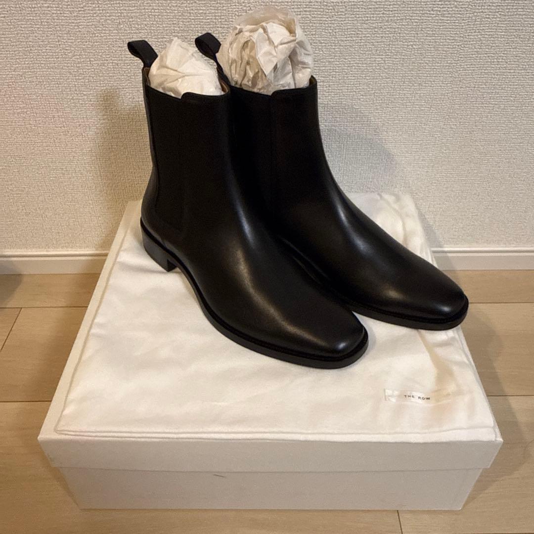 【コグマ】ブラック サイドゴアブーツ レザー