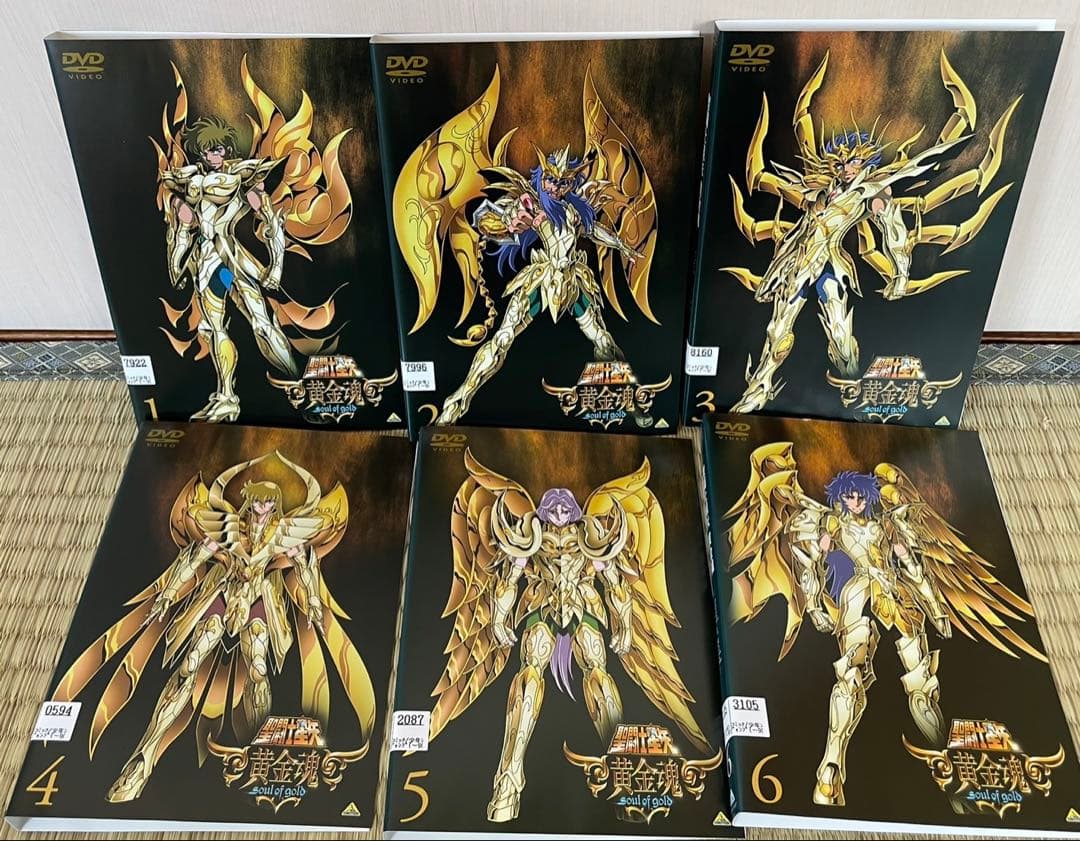 聖闘士星矢 黄金魂 レンタル落ちアニメ dvd 全巻セット