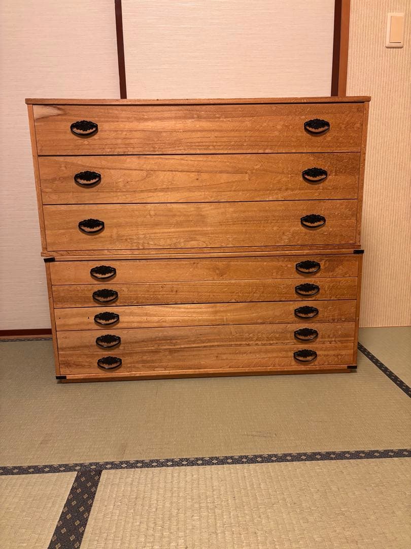 桐箪笥　5段　着物用