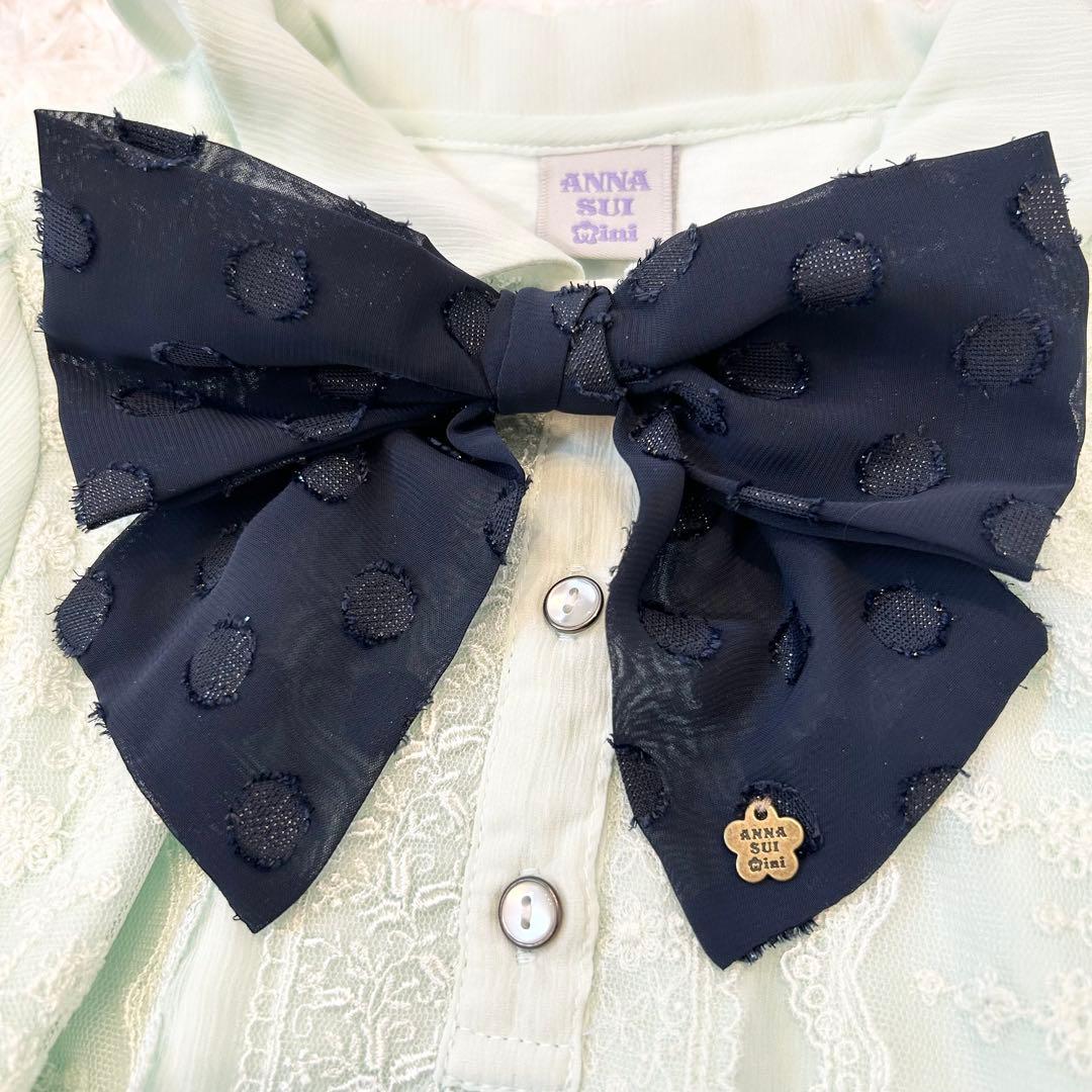 アナスイミニ　キッズフォーマル　セレモニー　女の子　ツイード　120 ４点セット