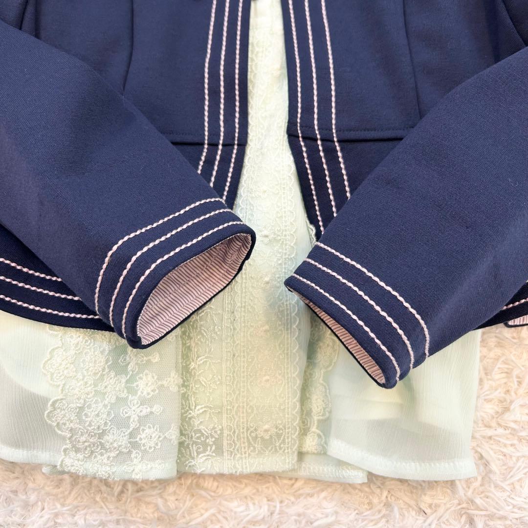 アナスイミニ　キッズフォーマル　セレモニー　女の子　ツイード　120 ４点セット