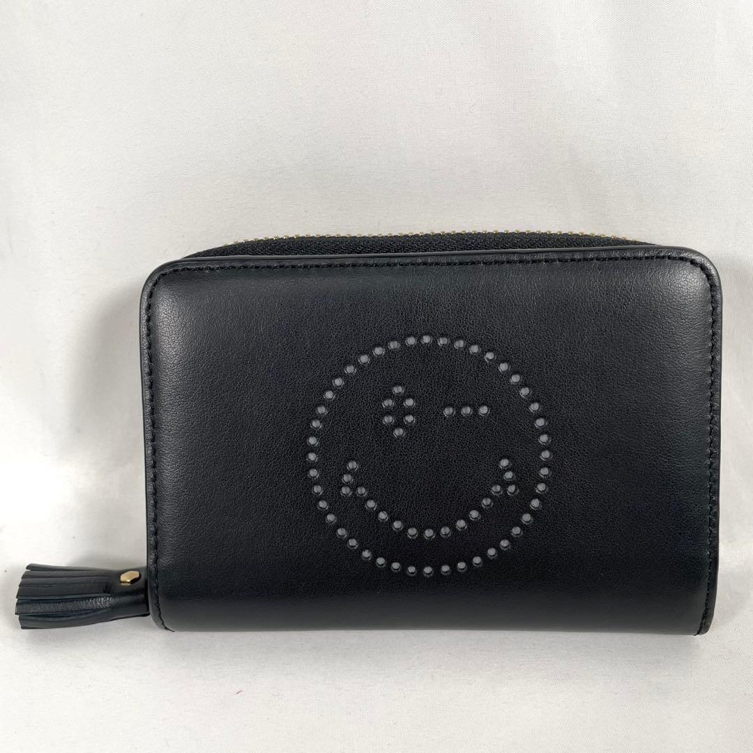 美品 ANYA HINDMARCH アニヤハインドマーチ 二つ折り財布 wink