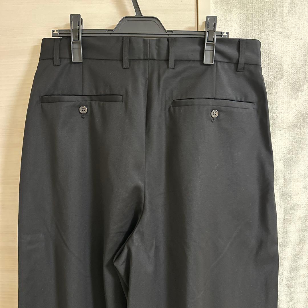 Camphor wood 1タックワイドバギースラックス