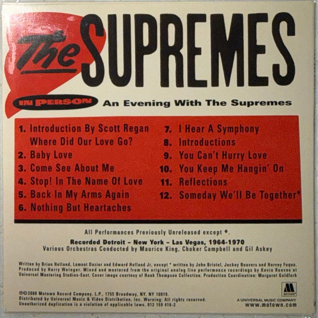 5CDセット！リマスター盤！THE SUPREMES / シュープリームス