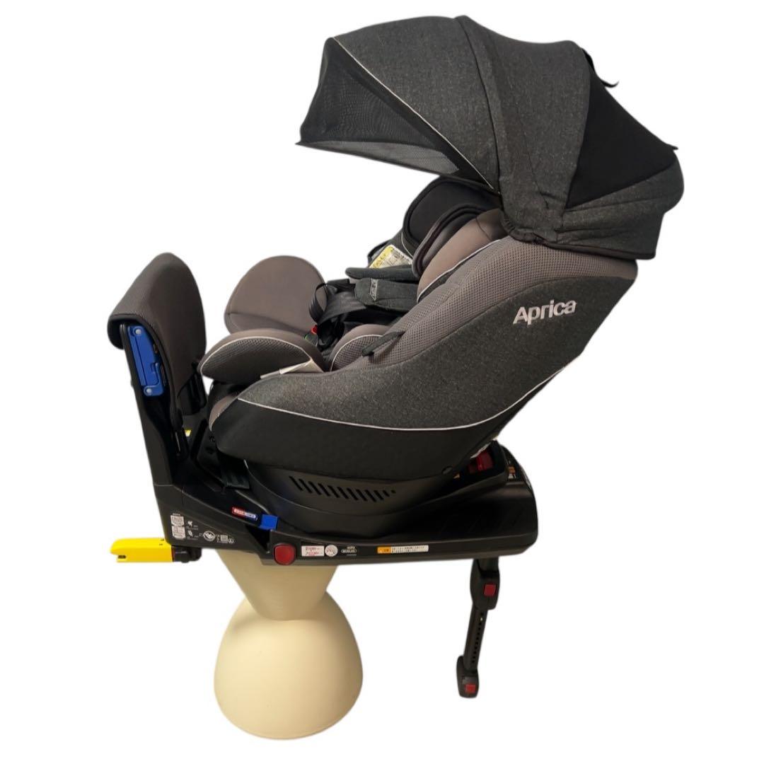 美品 Aprica アップリカ クルリラプレミアム チャイルドシート パッド完備