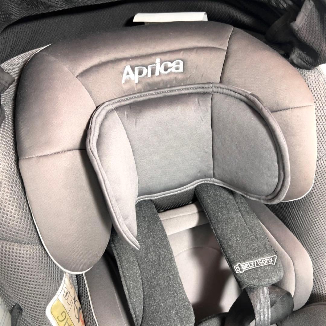 美品 Aprica アップリカ クルリラプレミアム チャイルドシート パッド完備