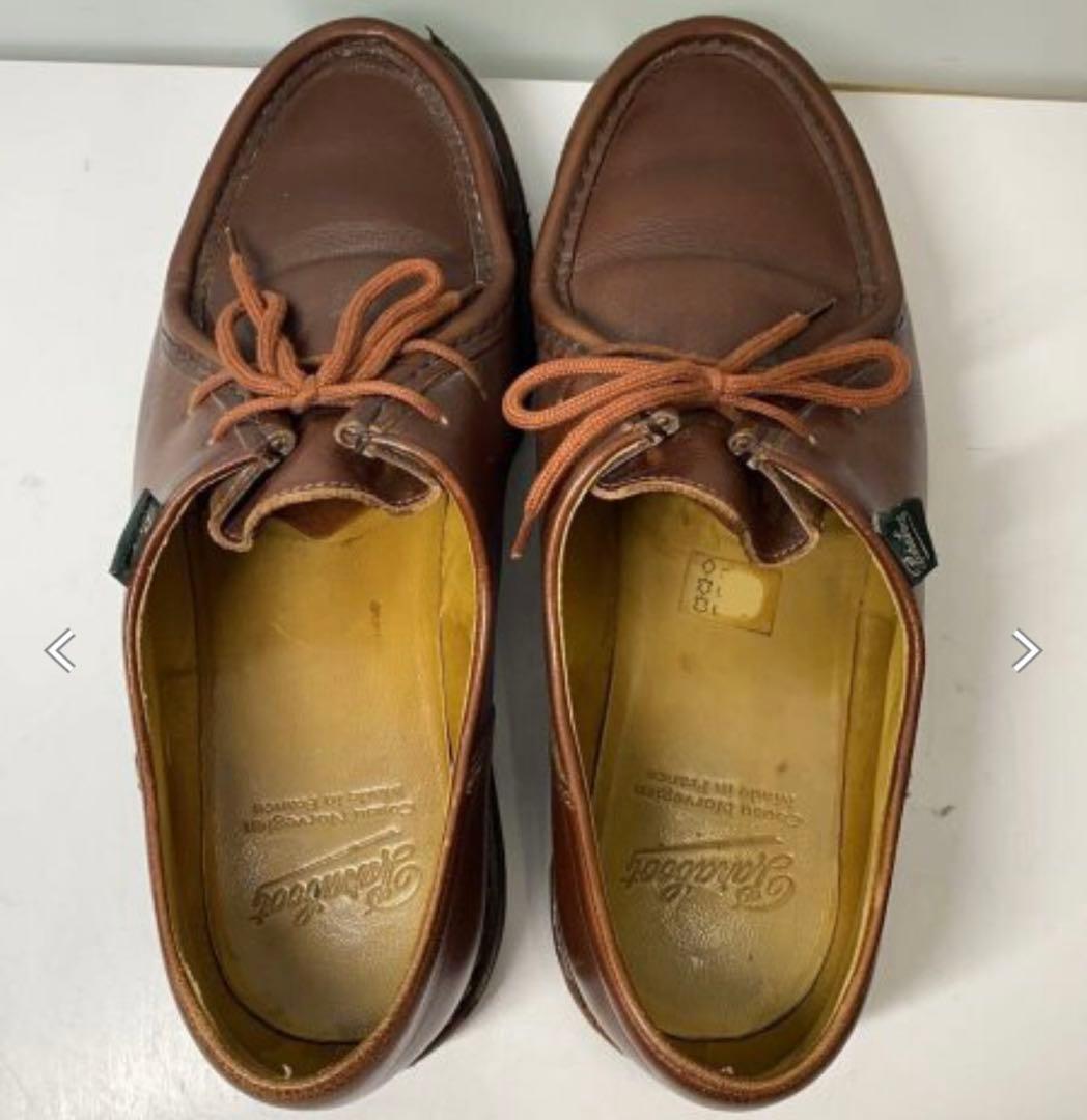 1296 Paraboot ミカエル 41 25.5cm マロン 茶色 レザー