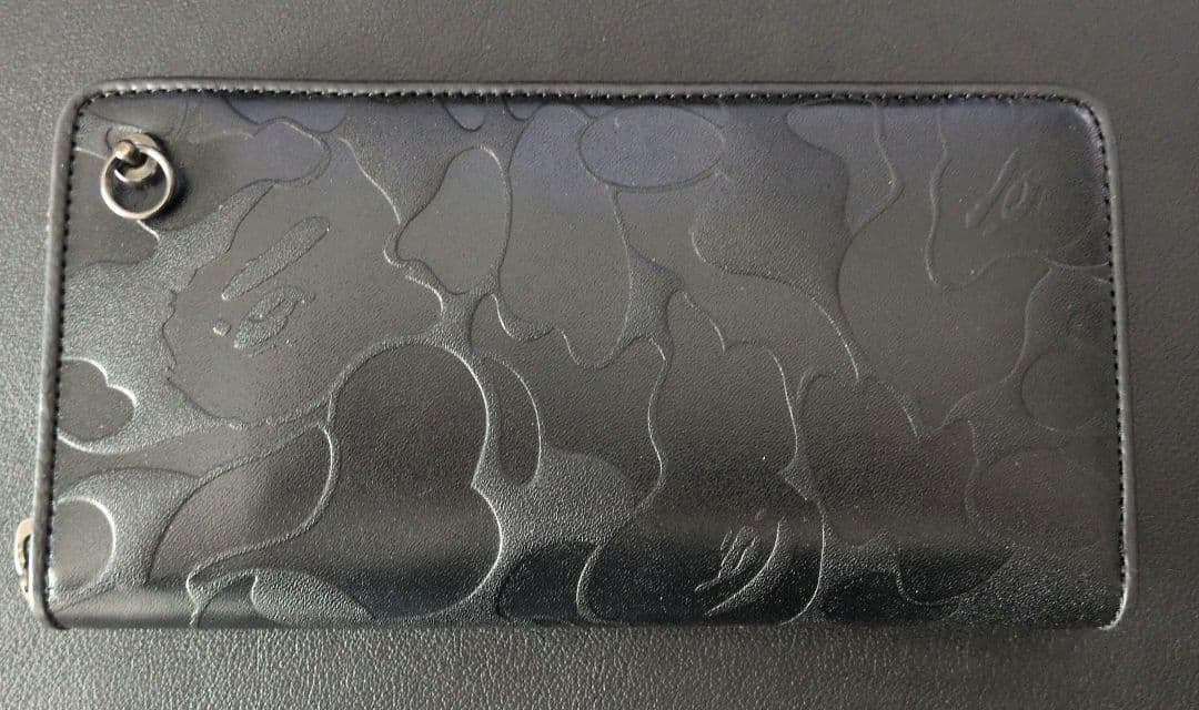 A BATHING APE ブラック 二つ折り財布