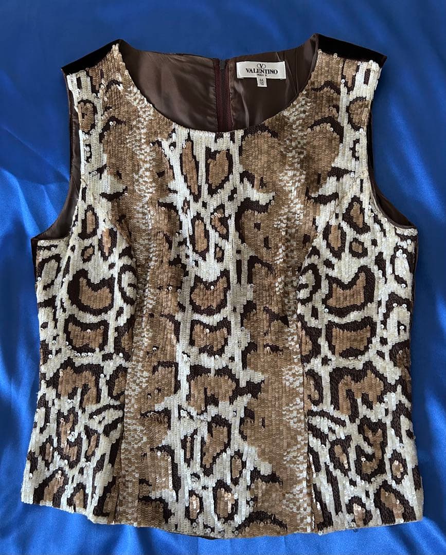 ☆ヴァレンティノ☆ ビロードジャケット＆スパンコールジレ