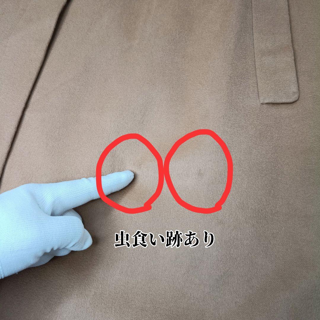 新品タグ付き✨️カシミア100%✨️キャメル　ロングコート　チェスターコート　Ｌ