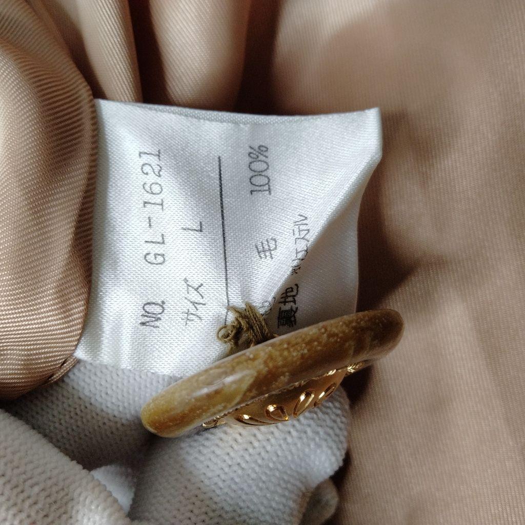 新品タグ付き✨️カシミア100%✨️キャメル　ロングコート　チェスターコート　Ｌ