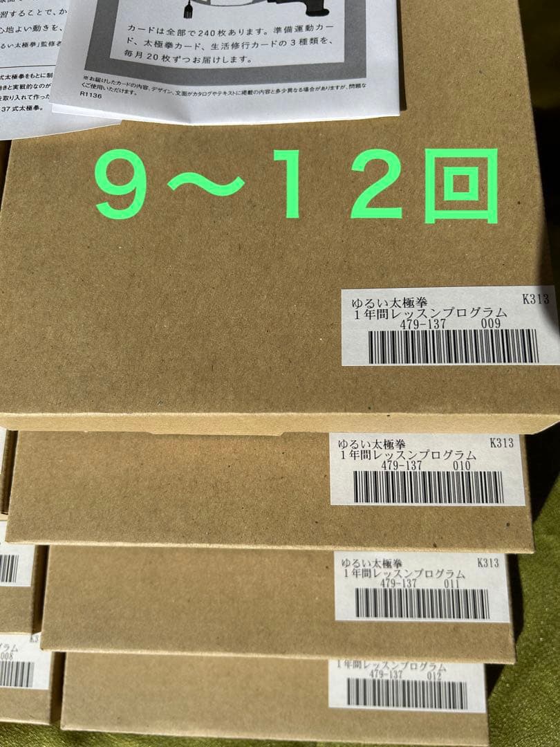 太極拳プログラム　１２回全巻　フェリシモ