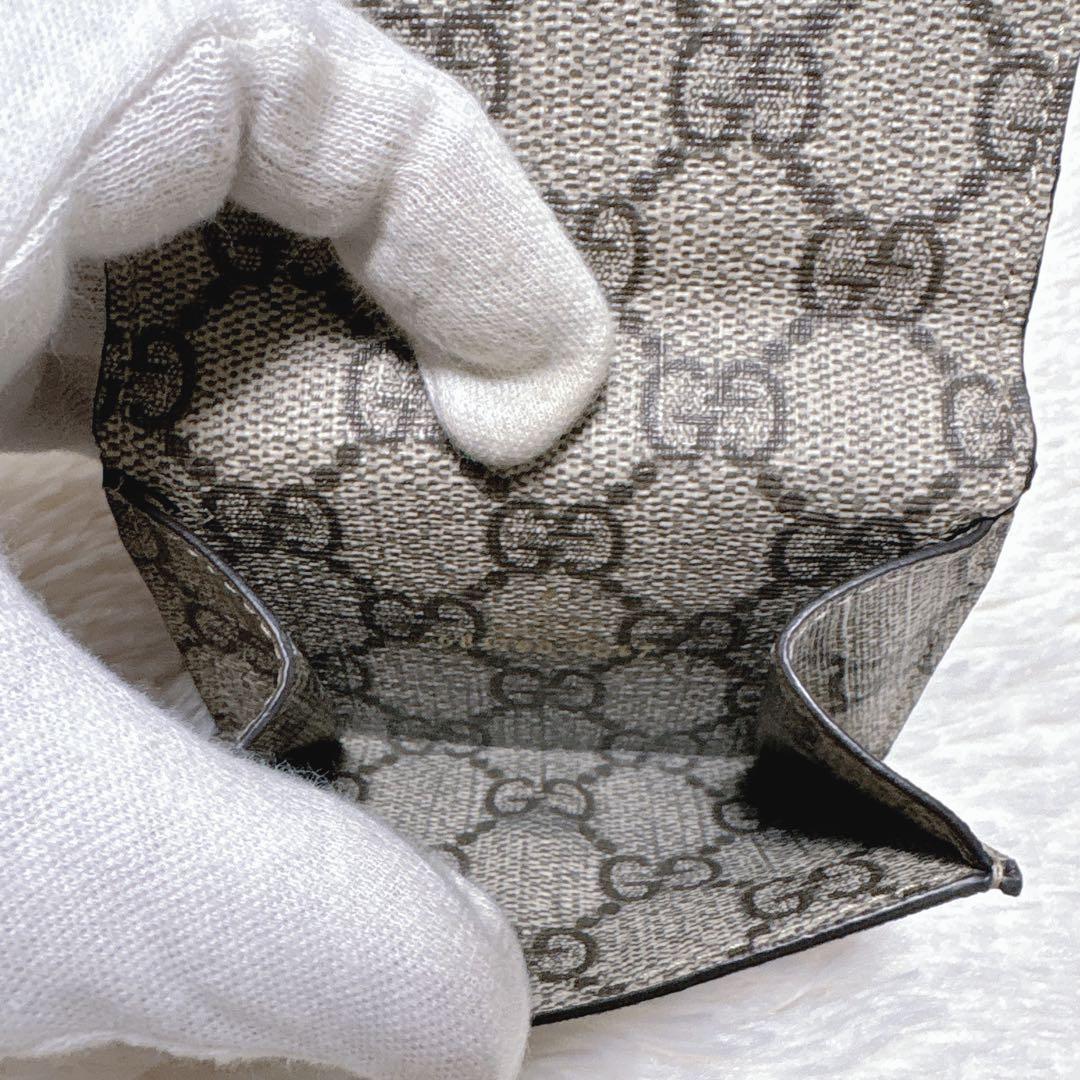 希少✩グッチ バレンシアガ コラボ 三つ折り財 GG柄 PVC 金具 スプリーム