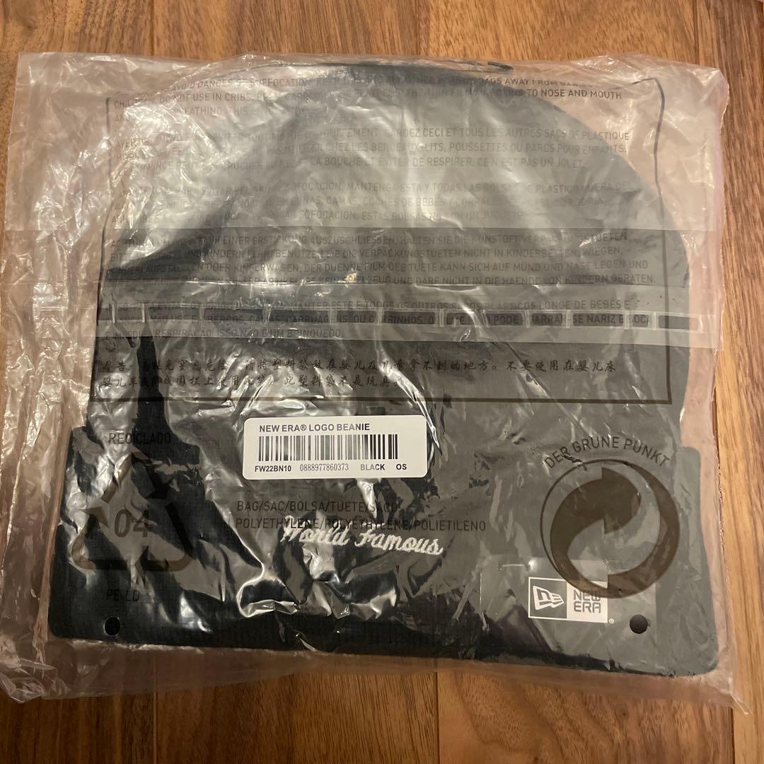 帽子 Supreme NEWERA BOX LOGO beanie black 22F