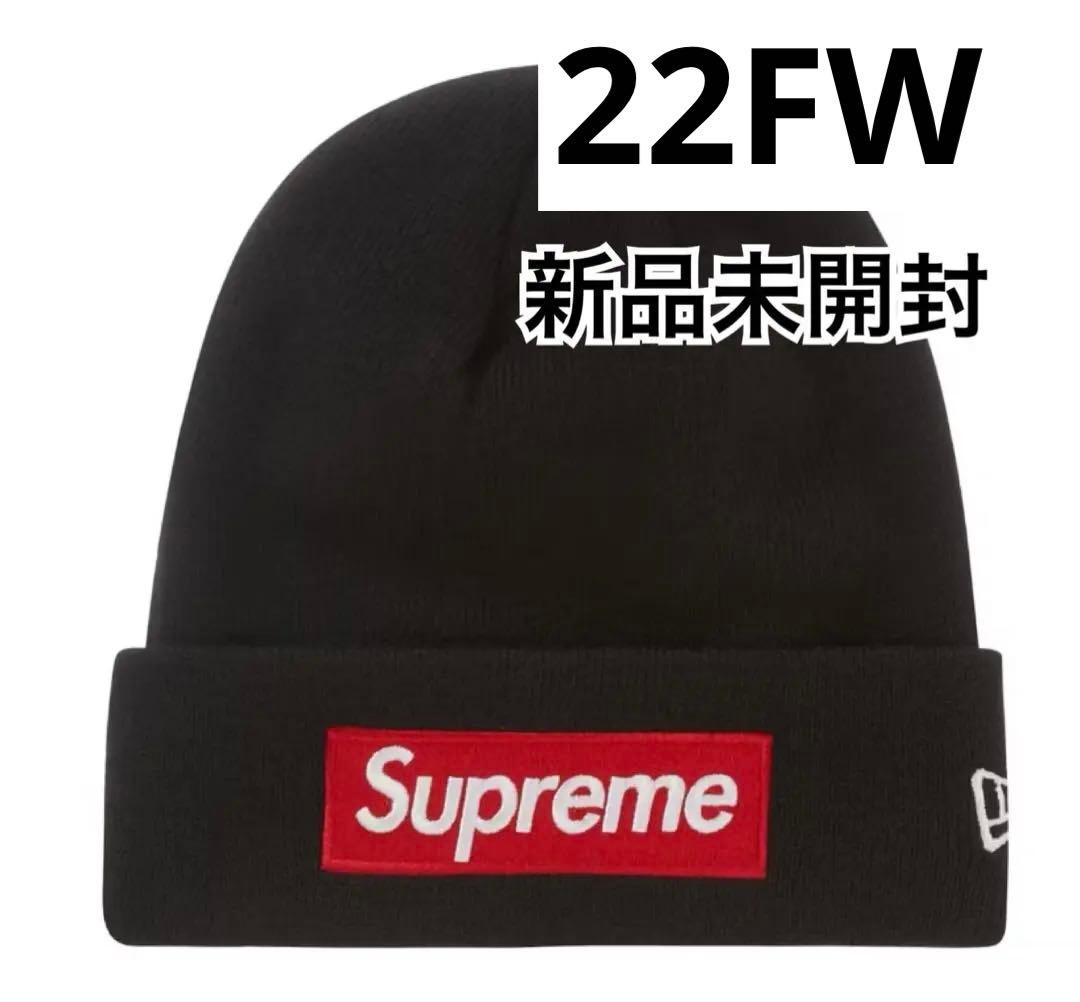 帽子 Supreme NEWERA BOX LOGO beanie black 22F