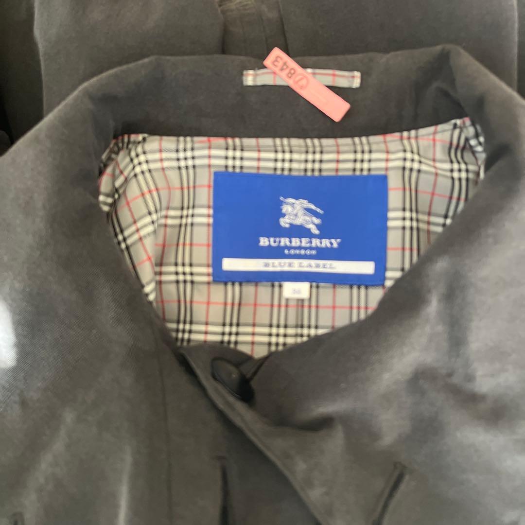 レア☆トレンチ風ポンチョ　濃紺