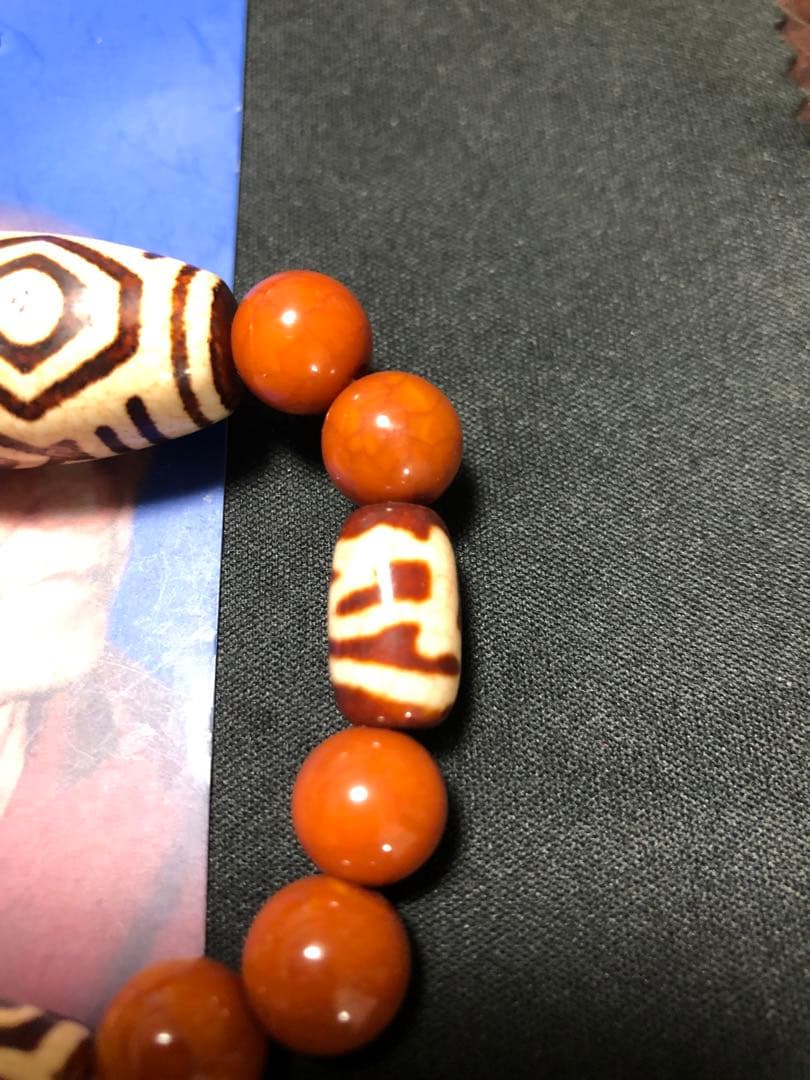 ohiro、上肯龍眼天珠‼️西蔵護摩供龍紋龍眼天珠、亀甲寿長寿九眼天珠