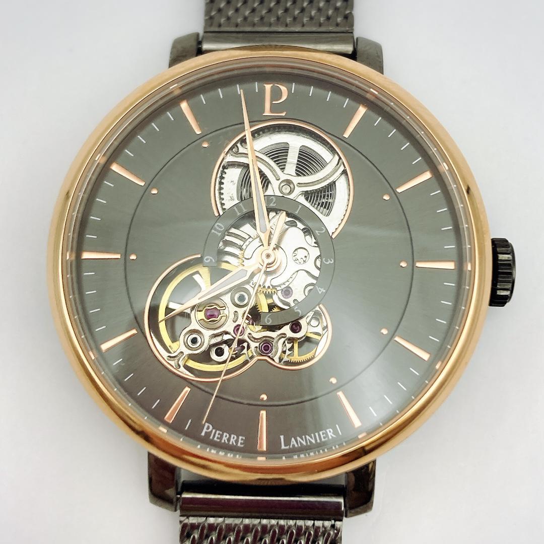 【極美品】Pierre Laniner 自動巻き時計 スケルトン ピエールラニエ