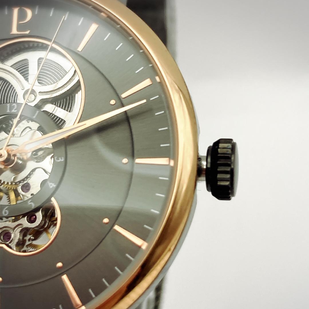 【極美品】Pierre Laniner 自動巻き時計 スケルトン ピエールラニエ