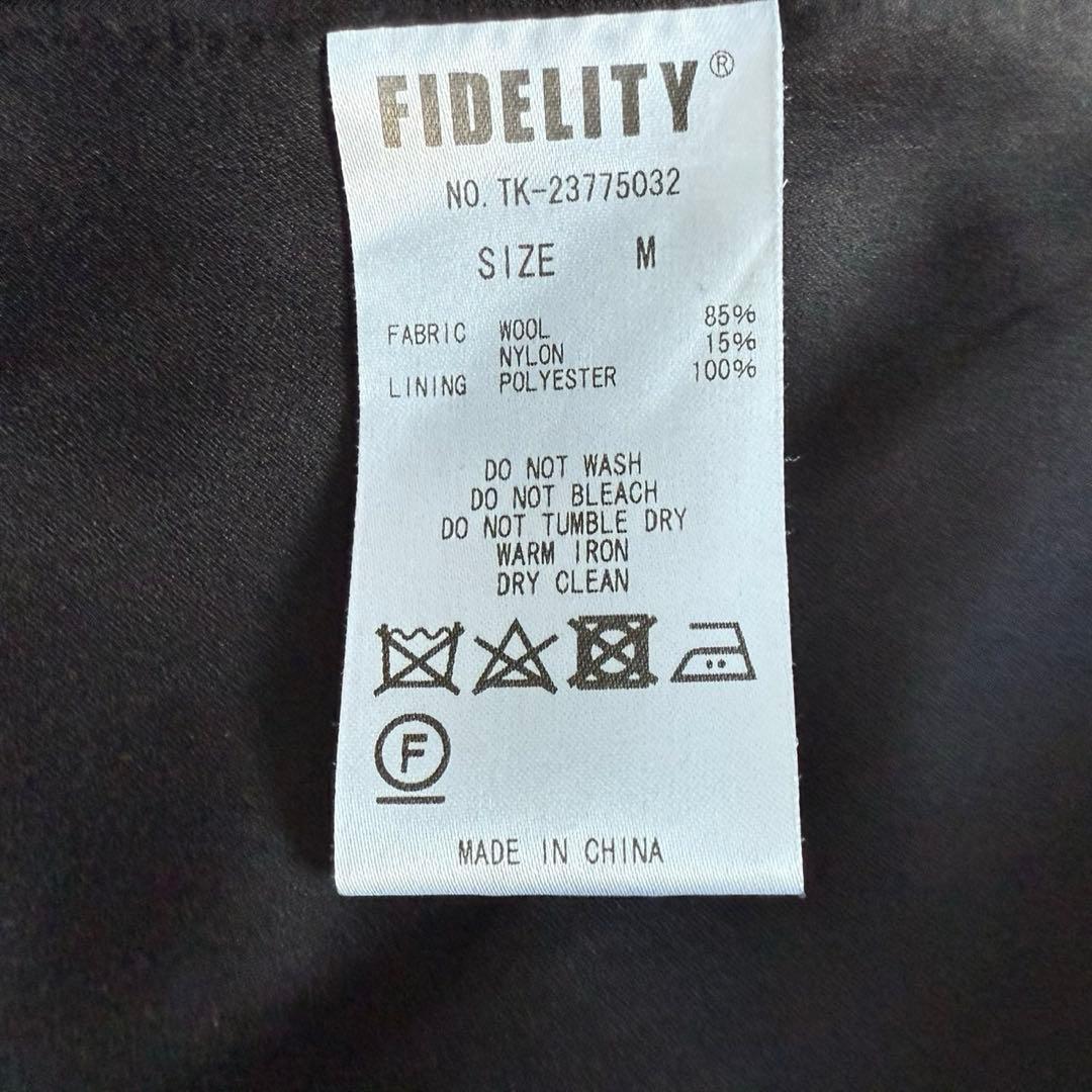 FIDELITY フェデリティ　ピーコート　ミドルロング丈　１０B ネイビー　M