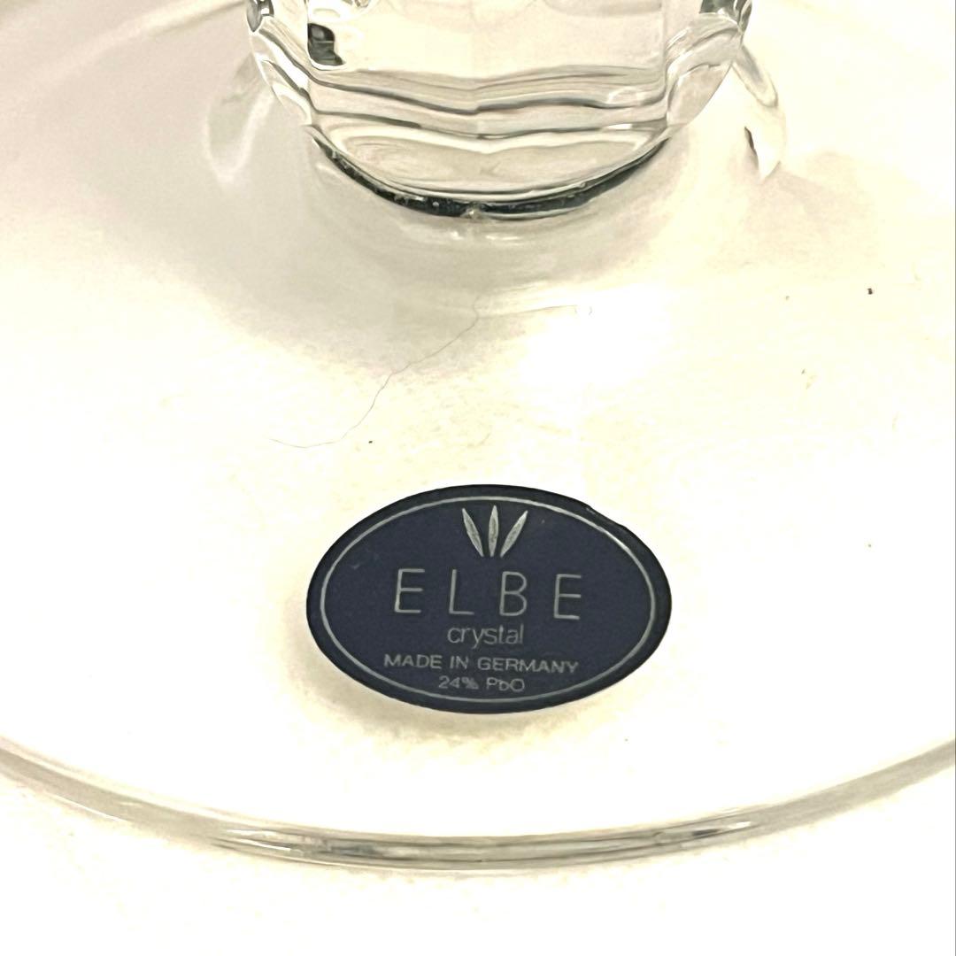 [未使用] ELBE Crystal エルベクリスタル　花瓶フラワーベース