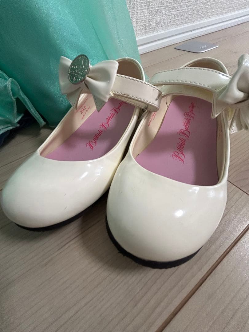 ビビディバビディブティック　アリエルドレス120 シューズ20㎝