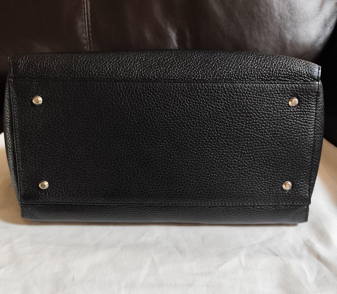 user_69404096　濱野　トートバッグ 　ブラック　　シルバー金具