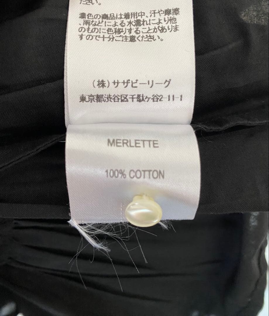Merlette SOLIMAN DRESS 黒 サイズ表記XS 9号 未着用