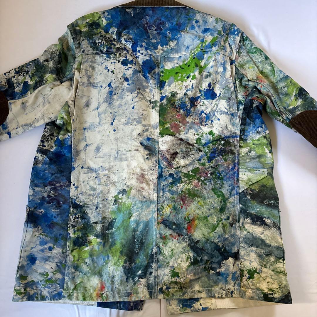 ジュンヤワタナベ コムデギャルソン カーハート ペイントカバーオール