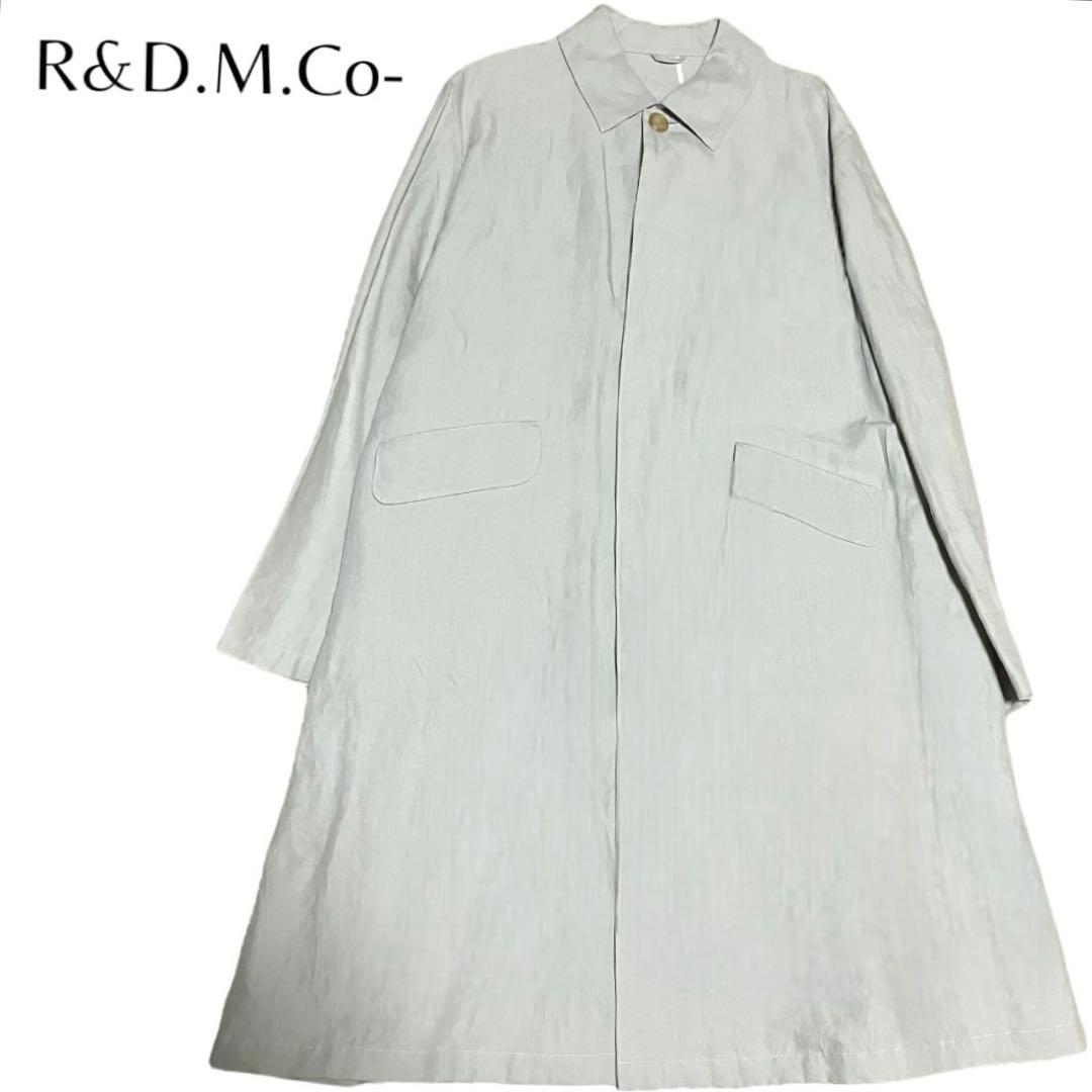 【美品】オールドマンズテーラー　ステンカラーコート　リネン 大きいサイズ　XL