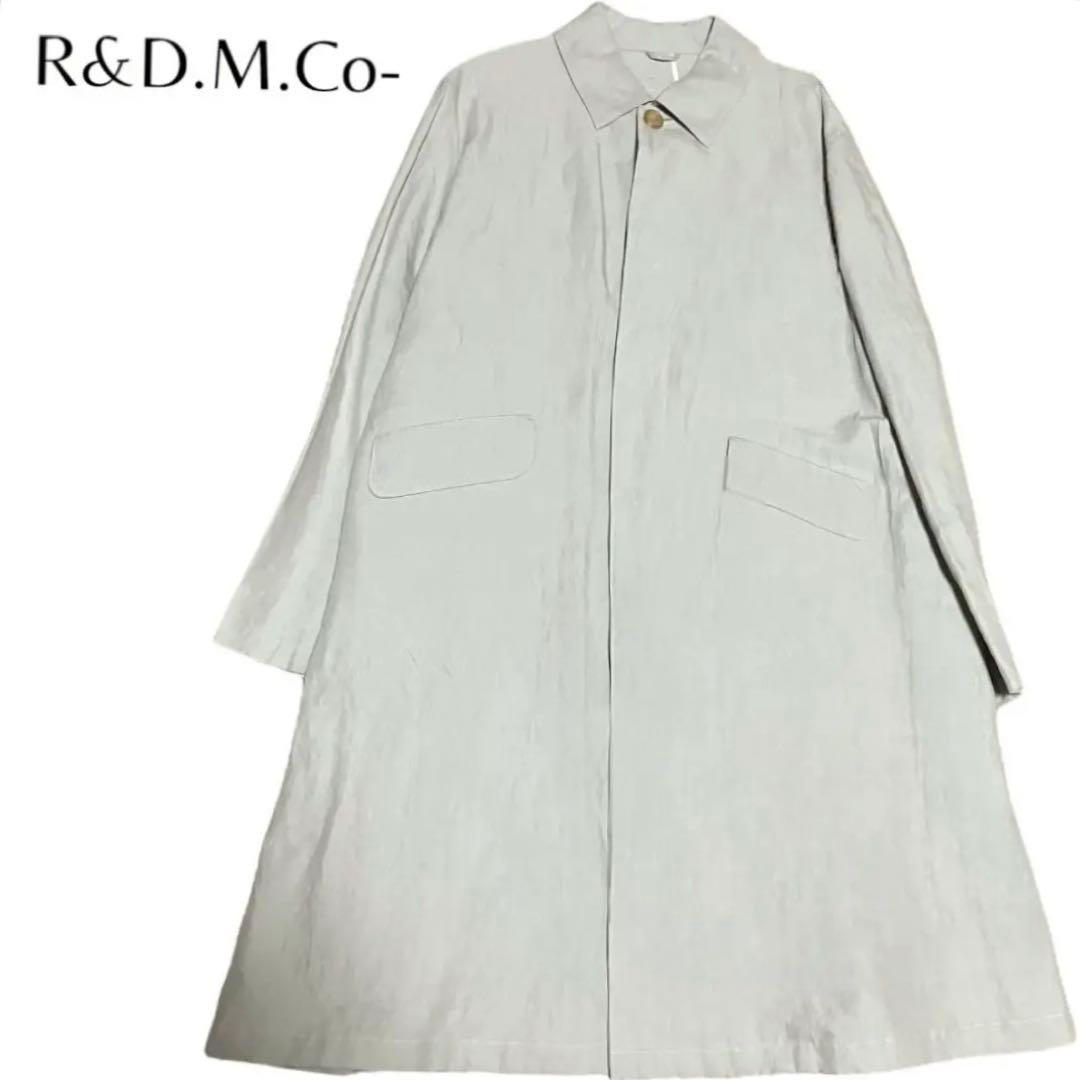 【美品】オールドマンズテーラー　ステンカラーコート　リネン 大きいサイズ　XL