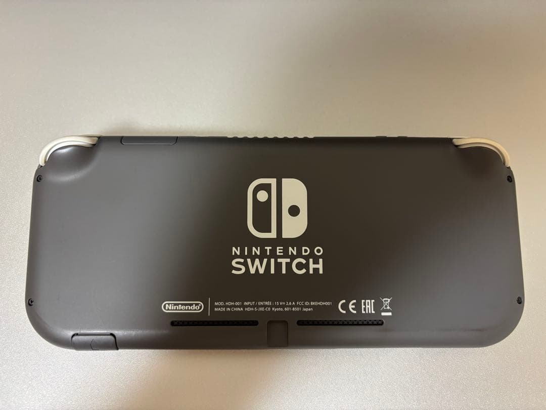 美品！Nintendo Switch Lite グレー 本体におまけ2個付きです
