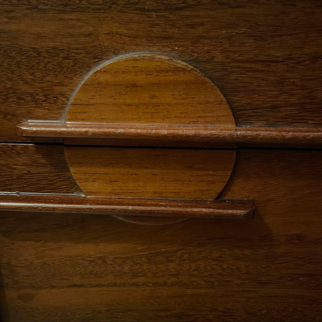 【大型配送料込】鏡台　三面鏡　ドレッサー　満月　雲