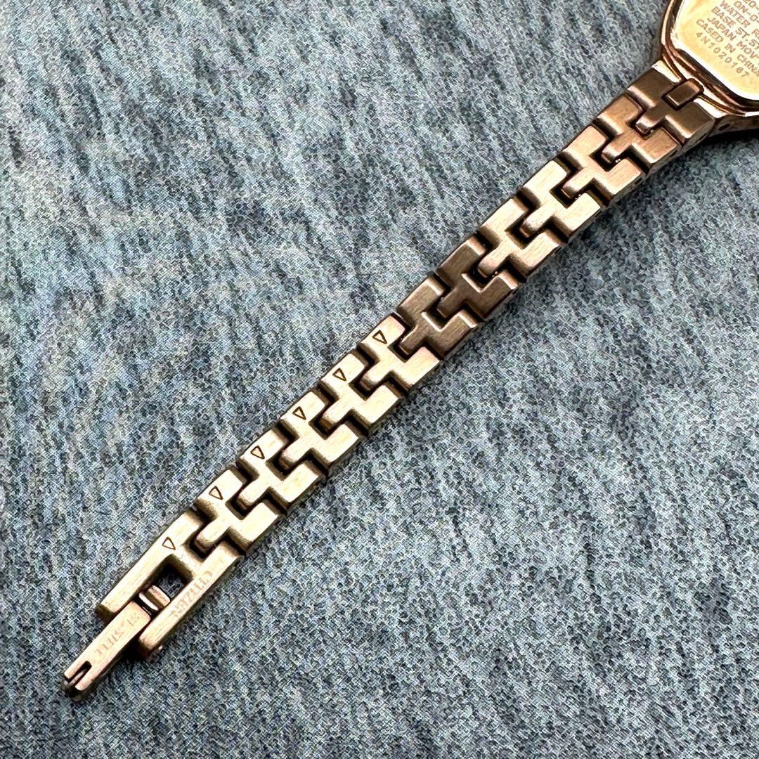 CITIZEN kii シェル文字盤 エコドライブ レディース ゴールド