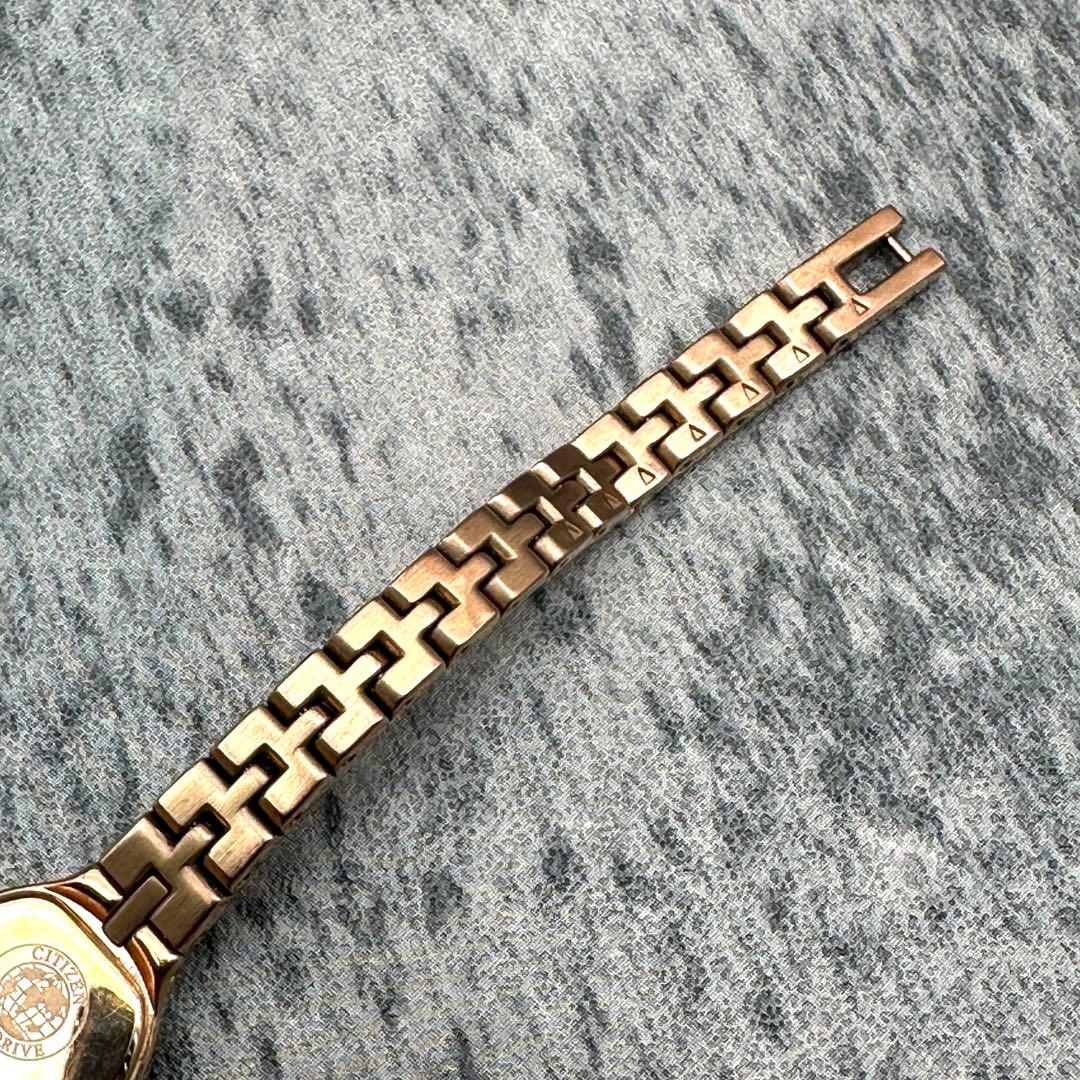 CITIZEN kii シェル文字盤 エコドライブ レディース ゴールド