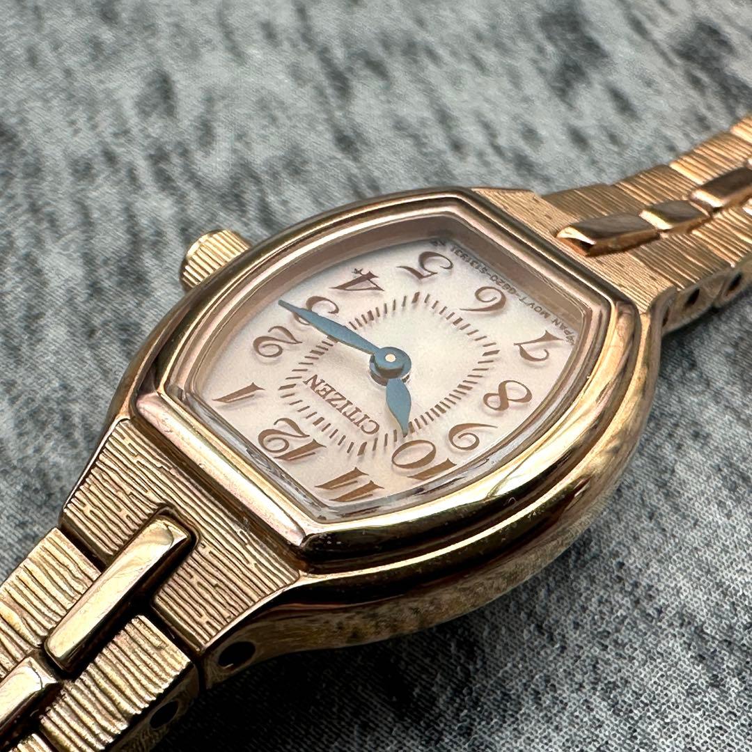 CITIZEN kii シェル文字盤 エコドライブ レディース ゴールド