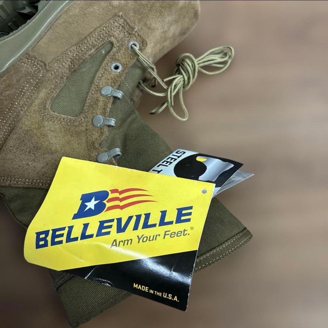 未使用品　米軍　実物BELLEVILLE ミリタリーブーツ　US 8W 26cm