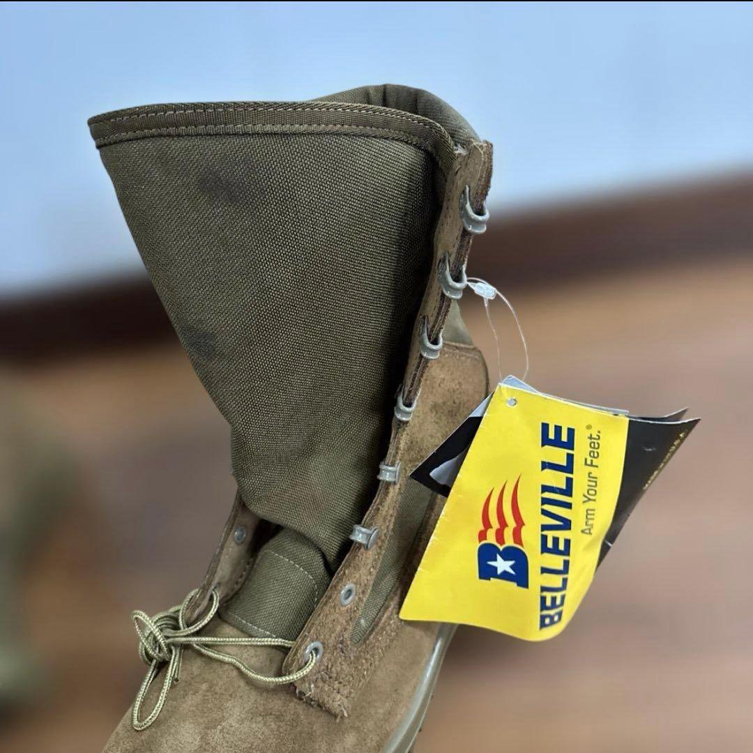 未使用品　米軍　実物BELLEVILLE ミリタリーブーツ　US 8W 26cm