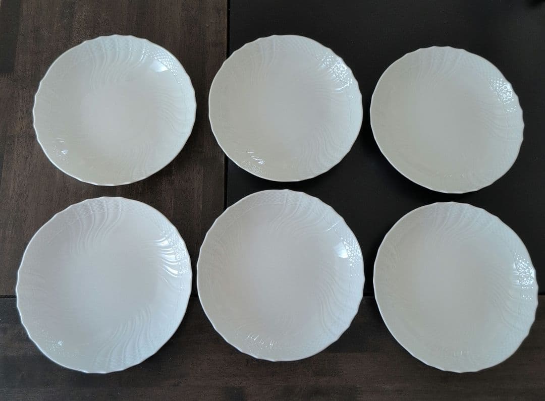 Richard Ginori ベッキオホワイト　盛り皿 21cm 6枚