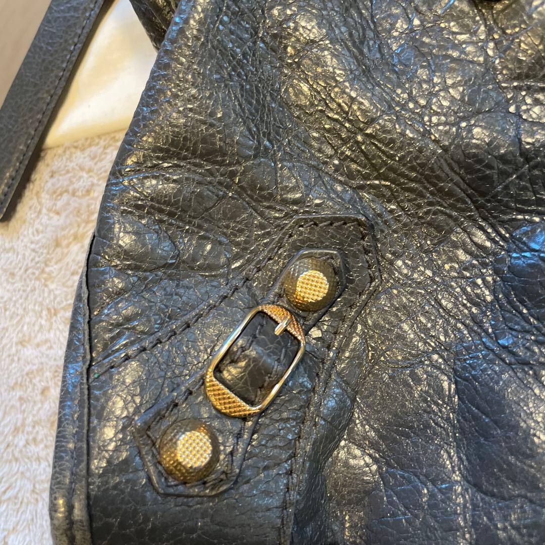 BALENCIAGA ネイビー ショルダーバッグ