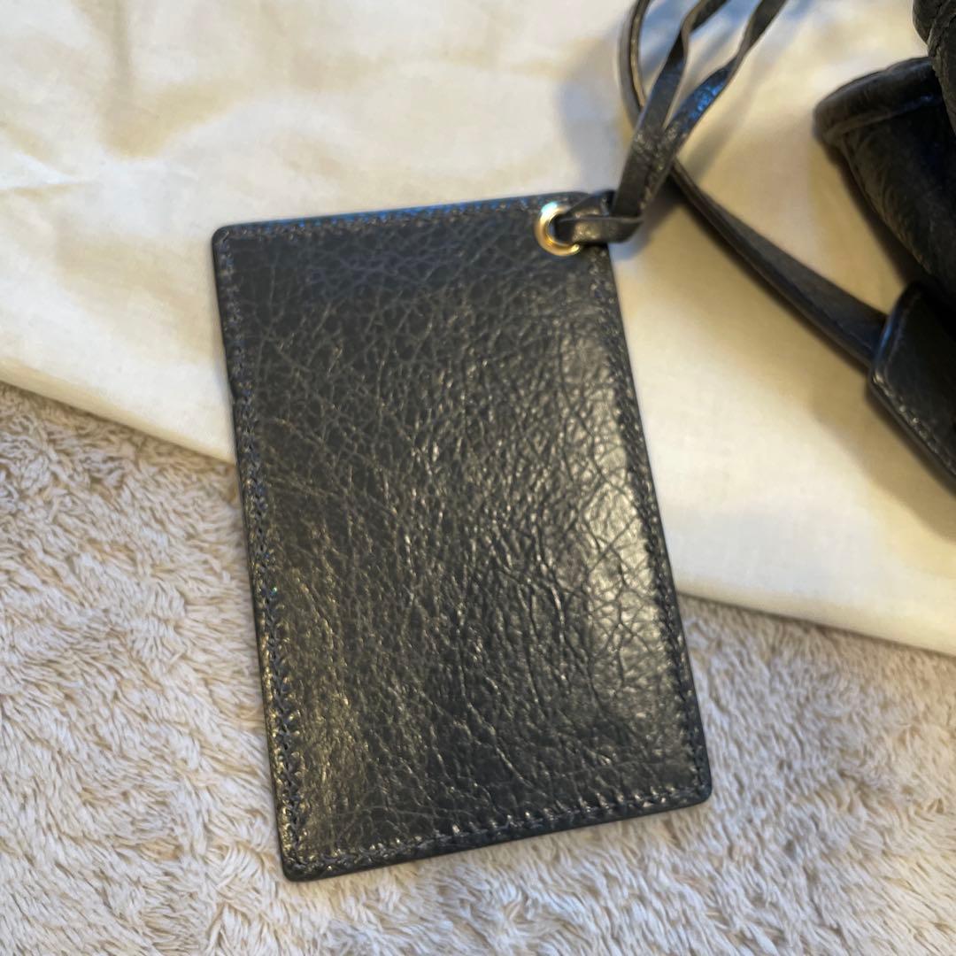 BALENCIAGA ネイビー ショルダーバッグ