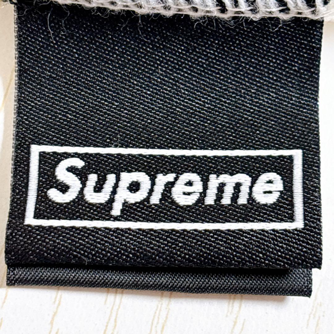 Supreme NEW ERA ニット帽　ビーニー　Sロゴ ホワイト　白　雪