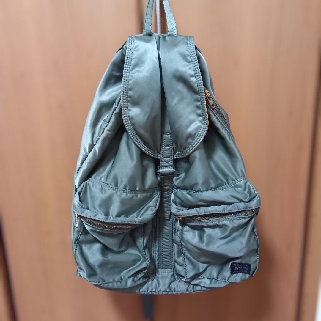 PORTER✨️旧型モデル／リュック／タンカー／セージグリーン