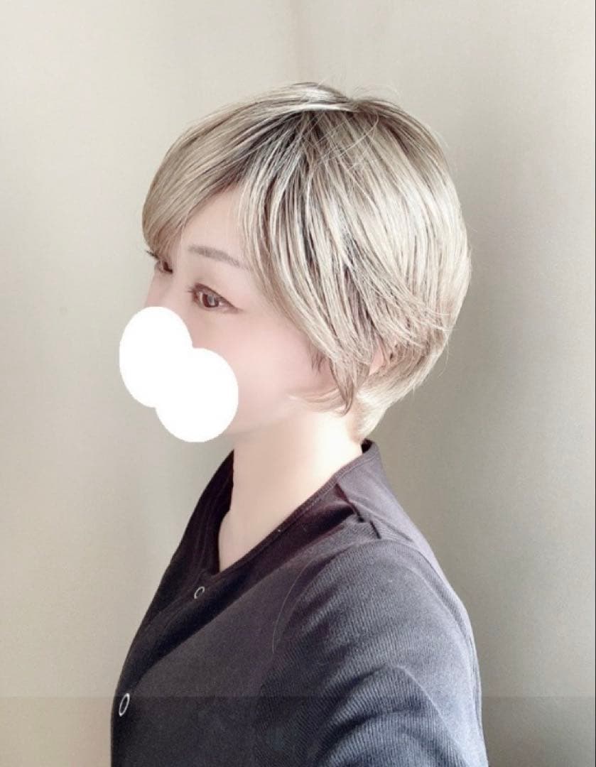 ひとみ　マリブ　ショート　ブロンドグラデーションカラー