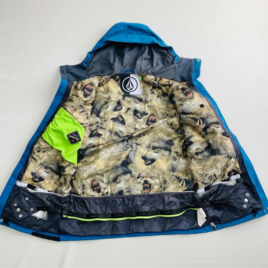 6722 ボルコム　ジャケット　ゴアテックス　スノボ　ブルー