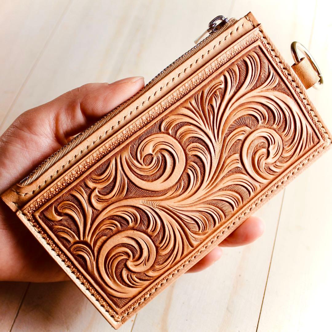 【受注品】フラグメントケース【カービング/ナチュラル】