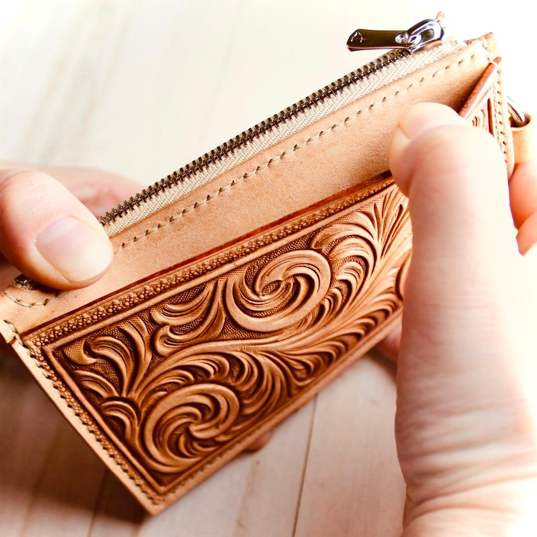 【受注品】フラグメントケース【カービング/ナチュラル】