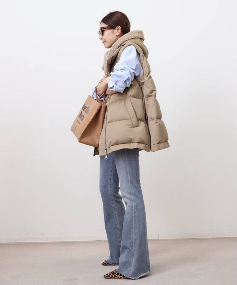【LOU ANDREA/ルーアンドレア】２WAY DOWN VEST